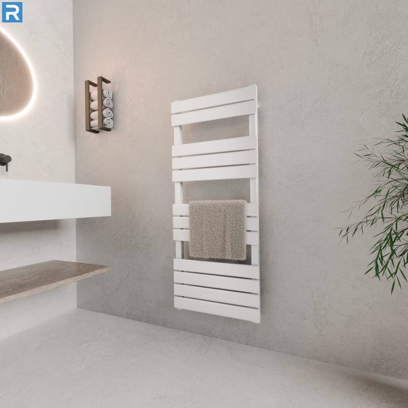 ROTHLER Design Handtuchheizkörper Mittelanschluss Weiß 50 x 120 cm