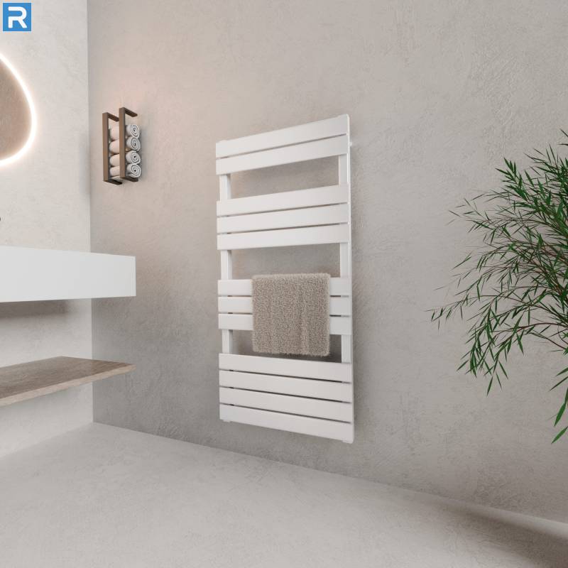 ROTHLER Design Handtuchheizkörper Mittelanschluss Weiß 60 x 120 cm
