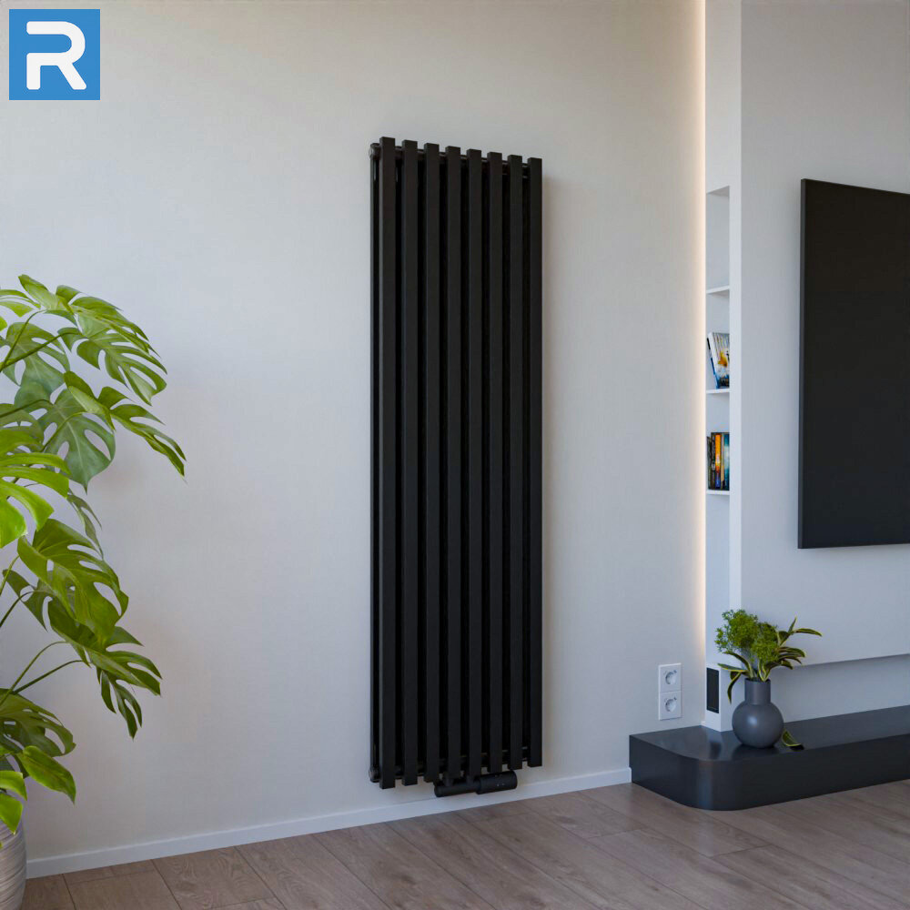 ROTHLER Design Paneelheizkörper Flachheizkörper Vertikal Doppellagig Schwarz 50cm 160 cm mit Multiblock ROTHLER Design Paneelheizkörper Flachheizkörper Vertikal Doppellagig Schwarz 50cm 160 cm mit Multiblock
