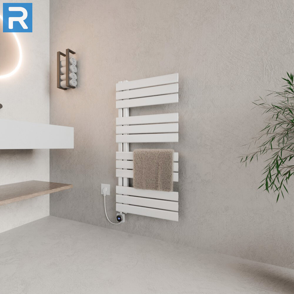 ROTHLER Elektrischer Design Handtuchheizkörper Badheizkörper Weiß 60 x 115 cm ROTHLER Elektrischer Design Handtuchheizkörper Badheizkörper Weiß 60 x 115 cm