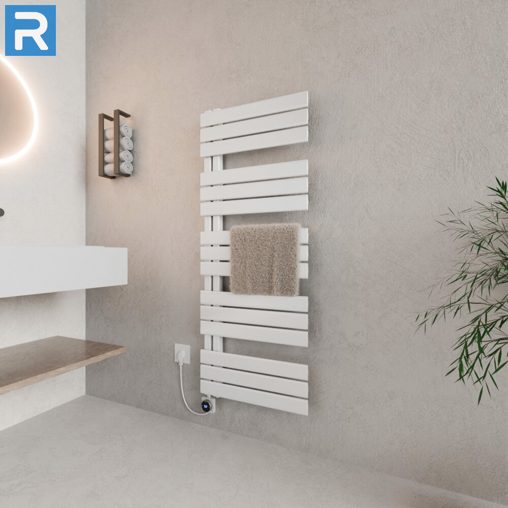 ROTHLER Elektrischer Design Handtuchheizkörper Badheizkörper Weiß 60 x 140 cm Befüllt ROTHLER Elektrischer Design Handtuchheizkörper Badheizkörper Weiß 60 x 140 cm Befüllt