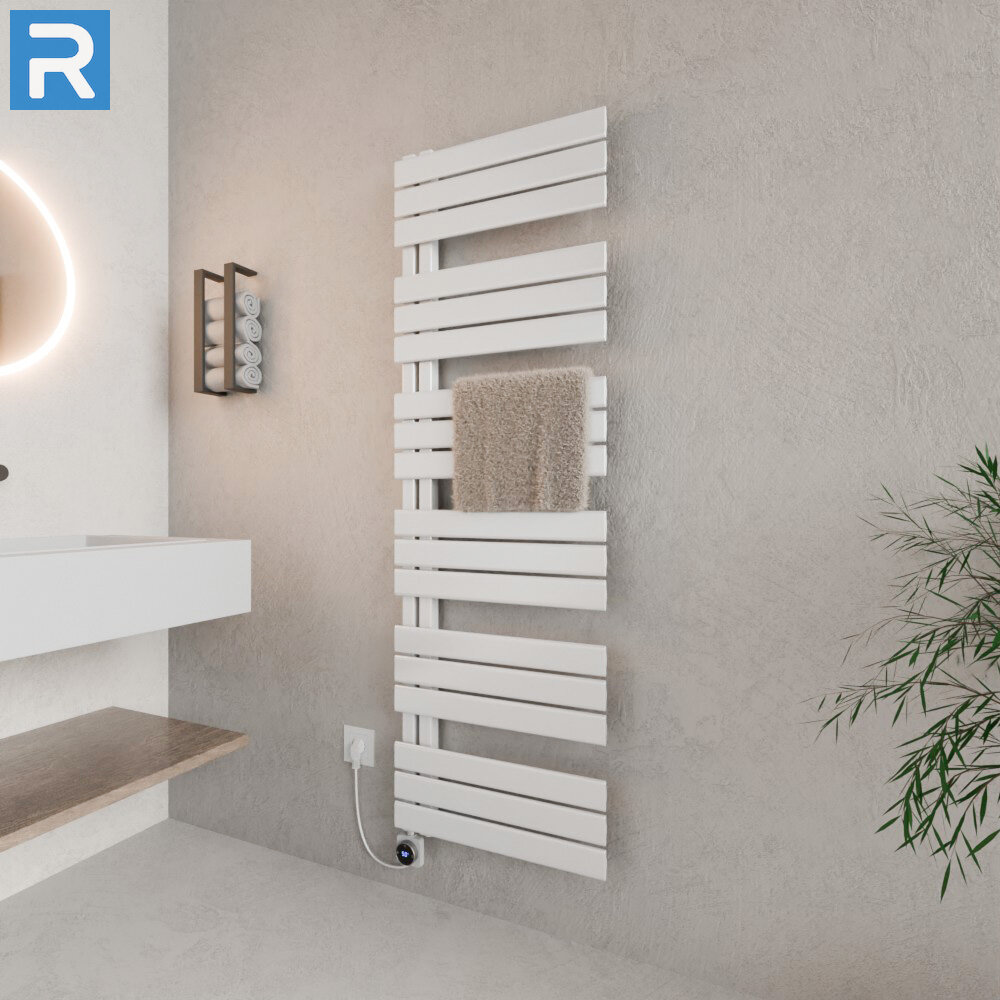 ROTHLER Elektrischer Design Handtuchheizkörper Badheizkörper Weiß 60 x 164 cm Befüllt ROTHLER Elektrischer Design Handtuchheizkörper Badheizkörper Weiß 60 x 164 cm Befüllt