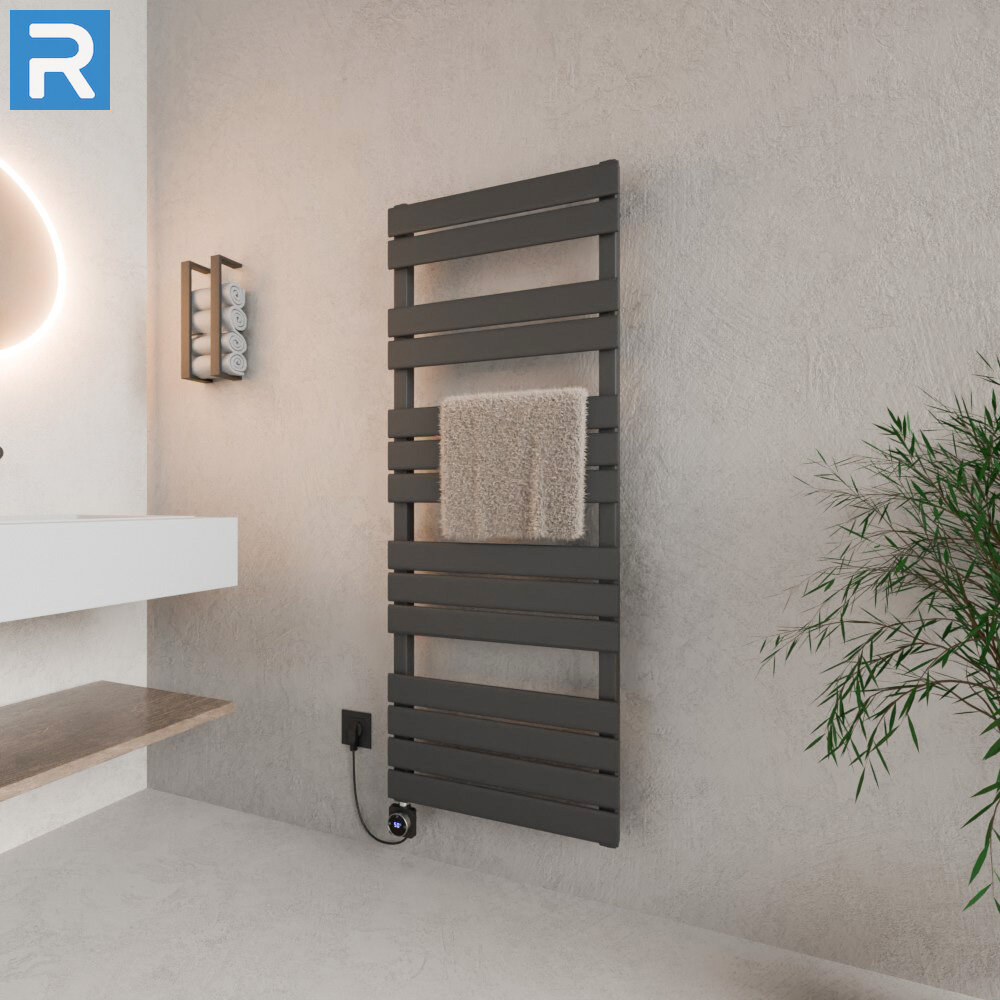 ROTHLER Elektrischer Design Handtuchheizkörper Mittelanschluss Anthrazit 60 x 140 cm Befüllt ROTHLER Elektrischer Design Handtuchheizkörper Mittelanschluss Anthrazit 60 x 140 cm Befüllt