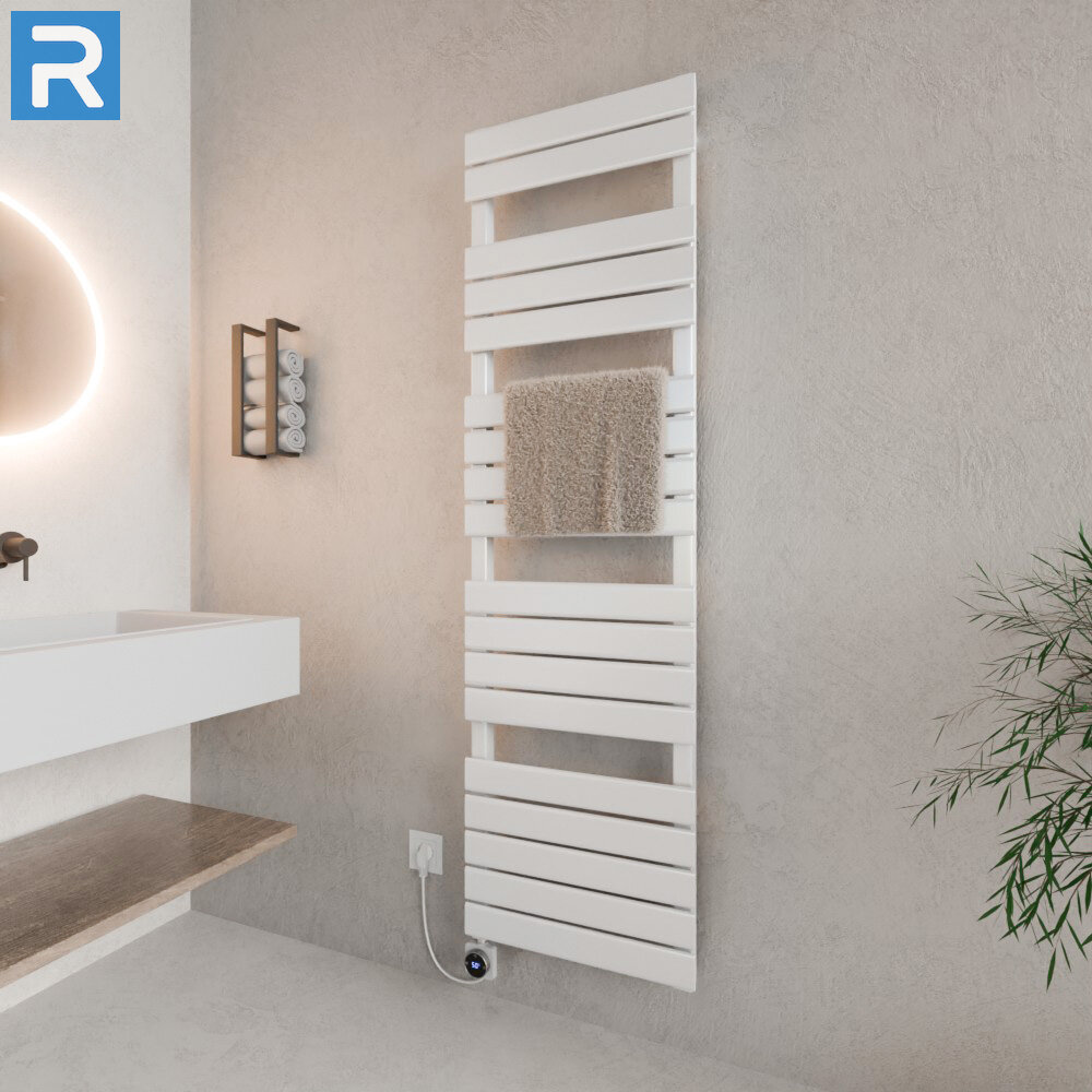 ROTHLER Elektrischer Design Handtuchheizkörper Mittelanschluss Weiß 50 x 180 cm Befüllt ROTHLER Elektrischer Design Handtuchheizkörper Mittelanschluss Weiß 50 x 180 cm Befüllt
