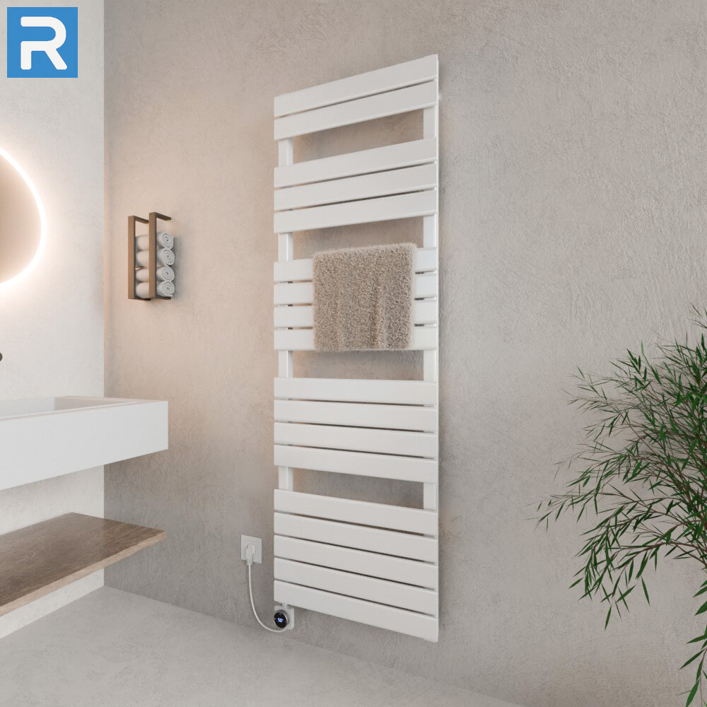 ROTHLER Elektrischer Design Handtuchheizkörper Mittelanschluss Weiß 60 x 180 cm Befüllt ROTHLER Elektrischer Design Handtuchheizkörper Mittelanschluss Weiß 60 x 180 cm Befüllt