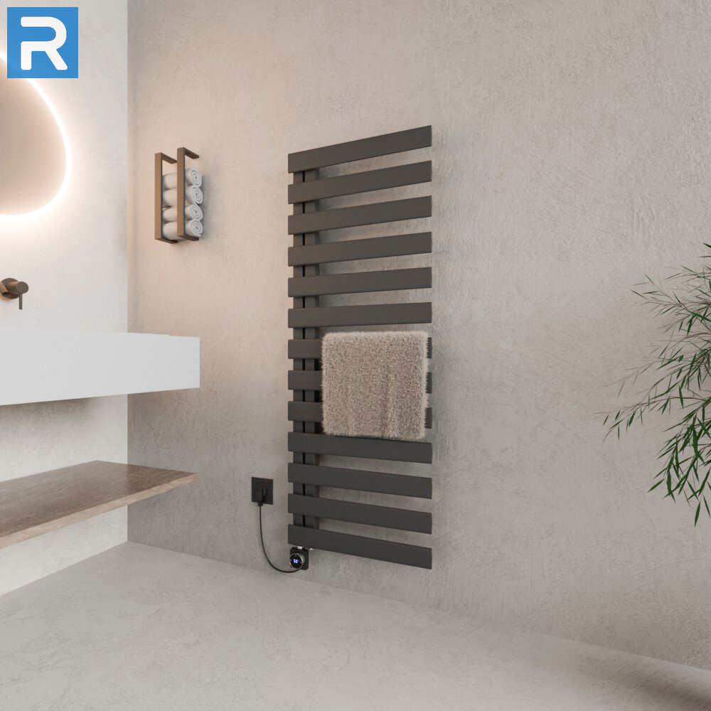 ROTHLER Elektrischer Premium Handtuchheizkörper Badheizkörper Anthrazit 50 x 140 cm Befüllt ROTHLER Elektrischer Premium Handtuchheizkörper Badheizkörper Anthrazit 50 x 140 cm Befüllt