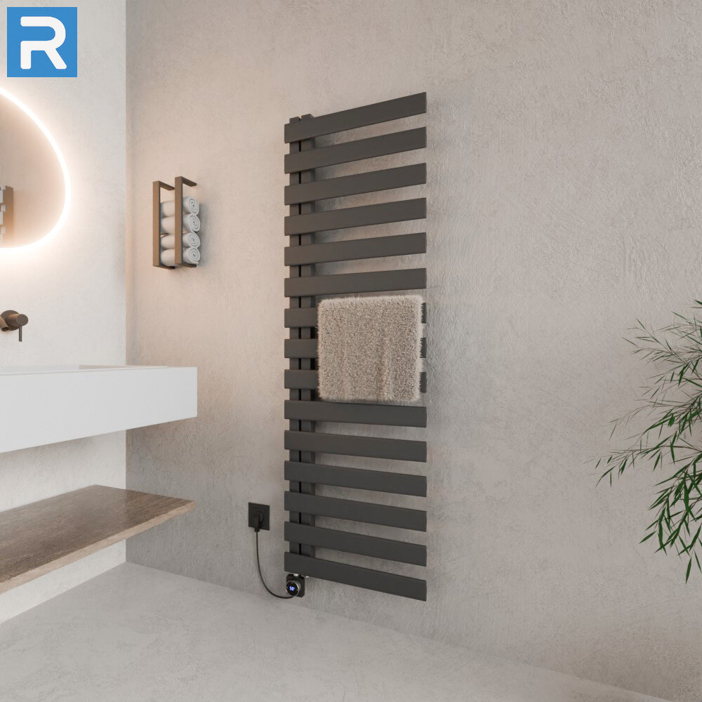 ROTHLER Elektrischer Premium Handtuchheizkörper Badheizkörper Anthrazit 50 x 160 cm ROTHLER Elektrischer Premium Handtuchheizkörper Badheizkörper Anthrazit 50 x 160 cm
