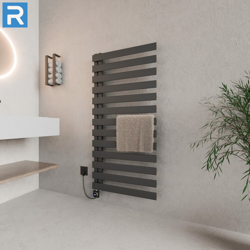 ROTHLER Elektrischer Premium Handtuchheizkörper Badheizkörper Anthrazit 60 x 140 cm Befüllt ROTHLER Elektrischer Premium Handtuchheizkörper Badheizkörper Anthrazit 60 x 140 cm Befüllt