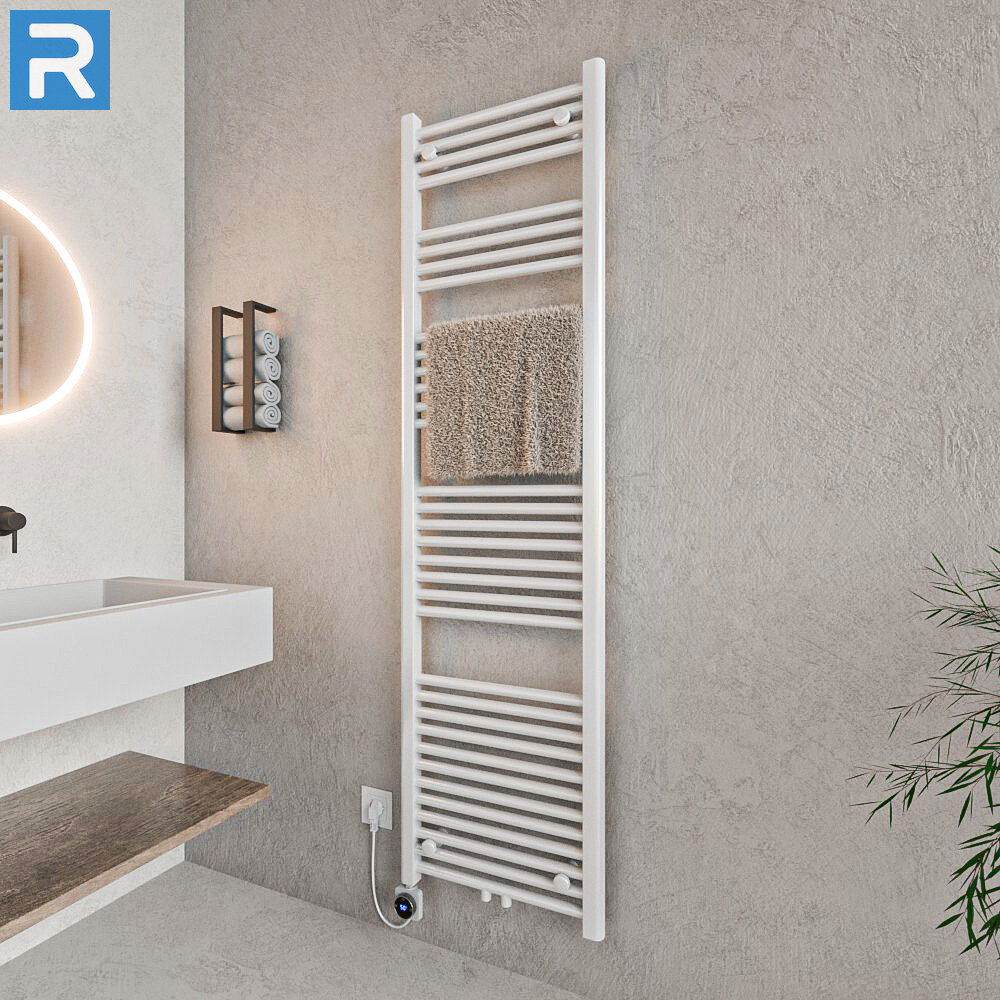 ROTHLER Handtuchheizkörper Badheizkörper Handtuchwärmer Weiß Mittelanschluss 50 x 180 cm in Mischbetrieb ROTHLER Handtuchheizkörper Badheizkörper Handtuchwärmer Weiß Mittelanschluss 50 x 180 cm in Mischbetrieb