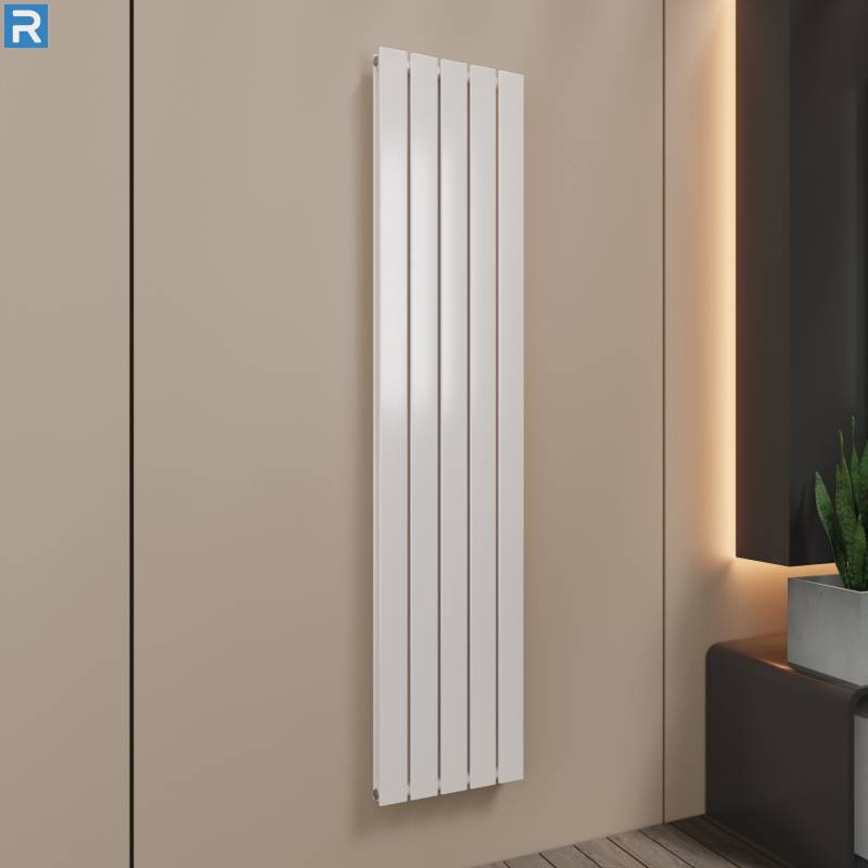 ROTHLER Paneelheizkörper Flachheizkörper Vertikal Doppellagig Weiß 38 x180 cm