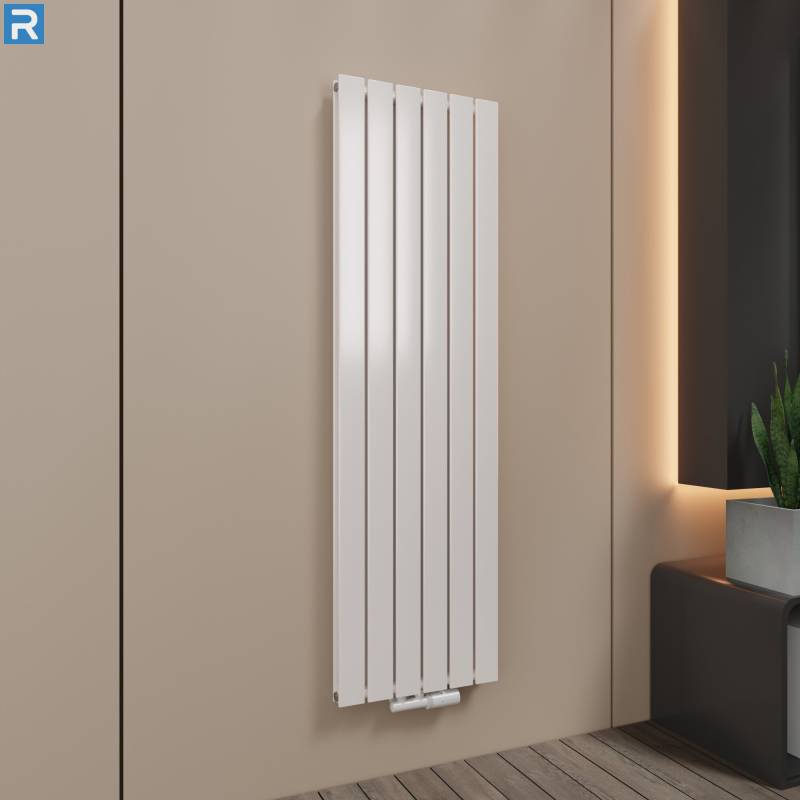 ROTHLER Paneelheizkörper Flachheizkörper Vertikal Doppellagig Weiß 46 x 160 cm mit Multiblock