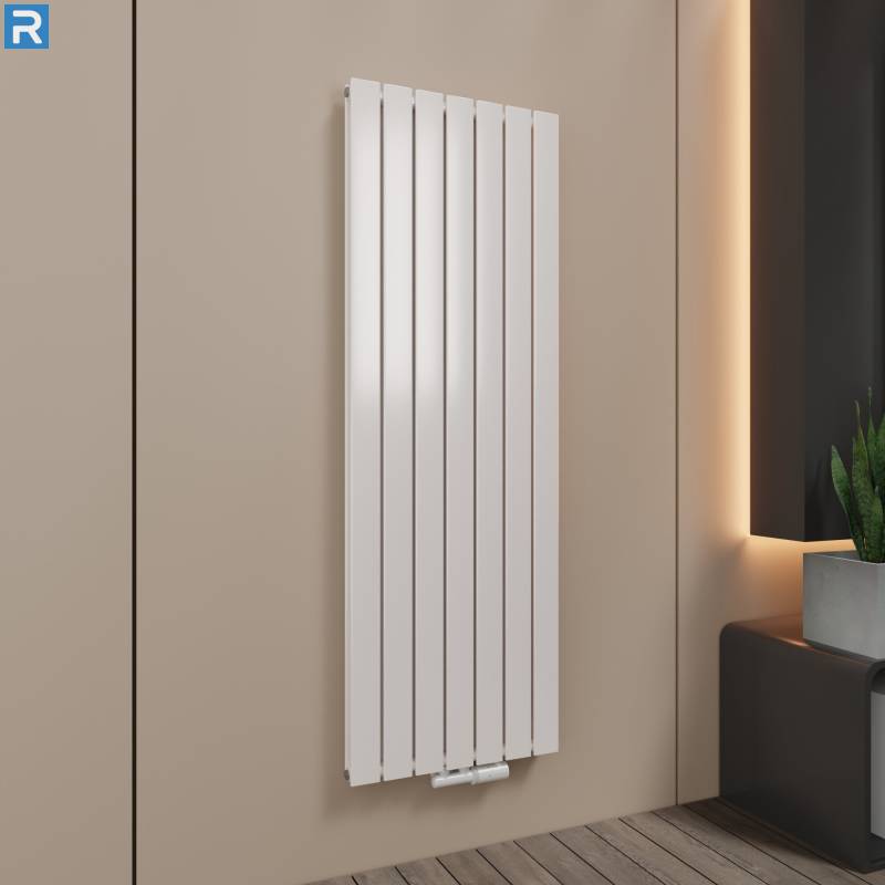 ROTHLER Paneelheizkörper Flachheizkörper Vertikal Doppellagig Weiß 53 x 160 cm mit Multiblock