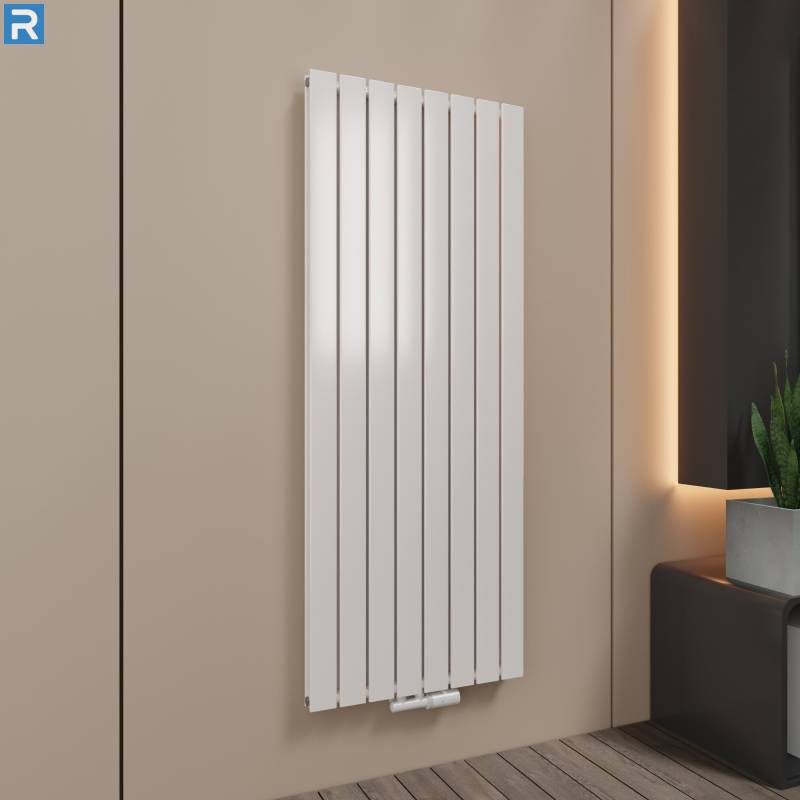 ROTHLER Paneelheizkörper Flachheizkörper Vertikal Doppellagig Weiß 61 x 160 cm mit Multiblock