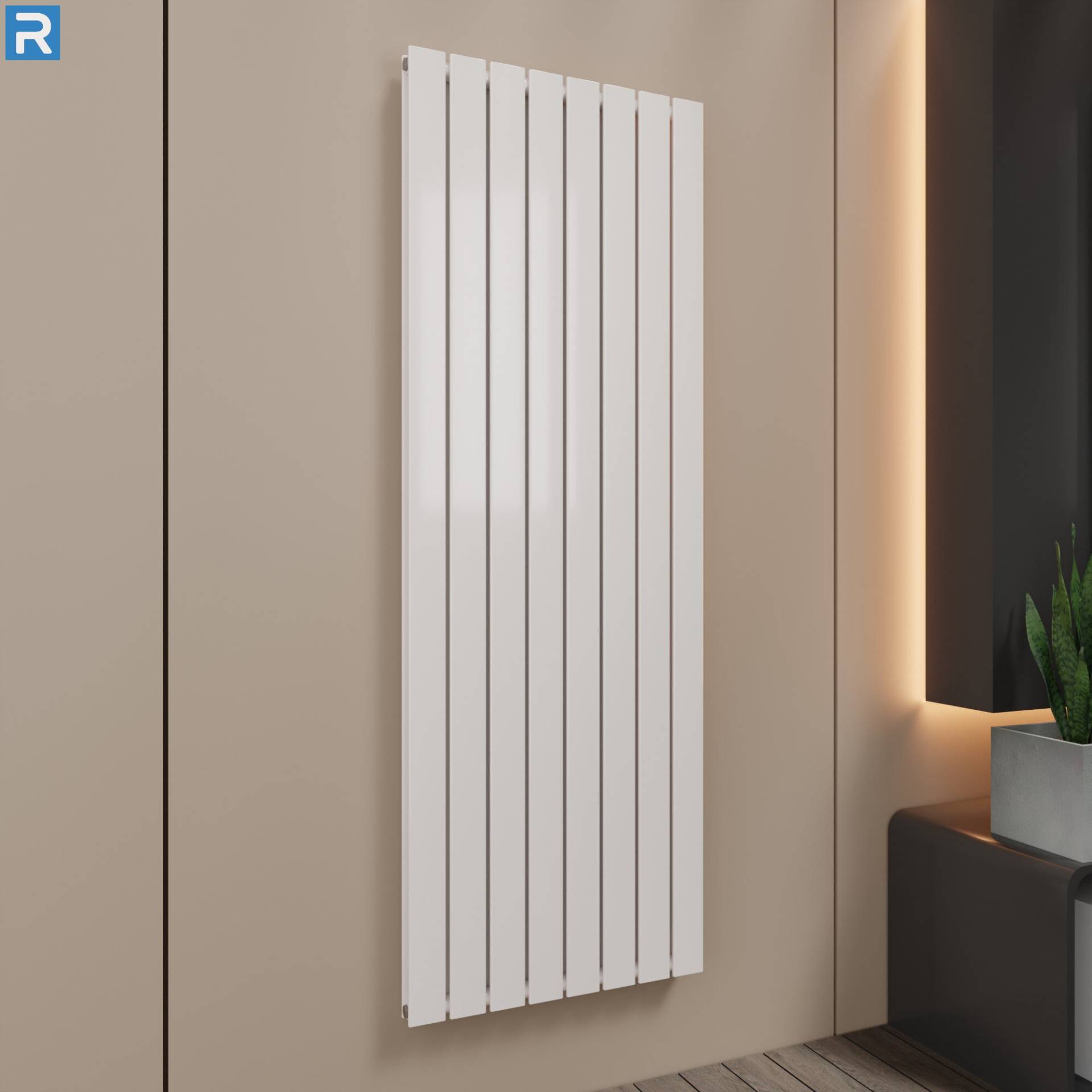 ROTHLER Paneelheizkörper Flachheizkörper Vertikal Doppellagig Weiß 61 x 180 cm ROTHLER Paneelheizkörper Flachheizkörper Vertikal Doppellagig Weiß 61 x 180 cm