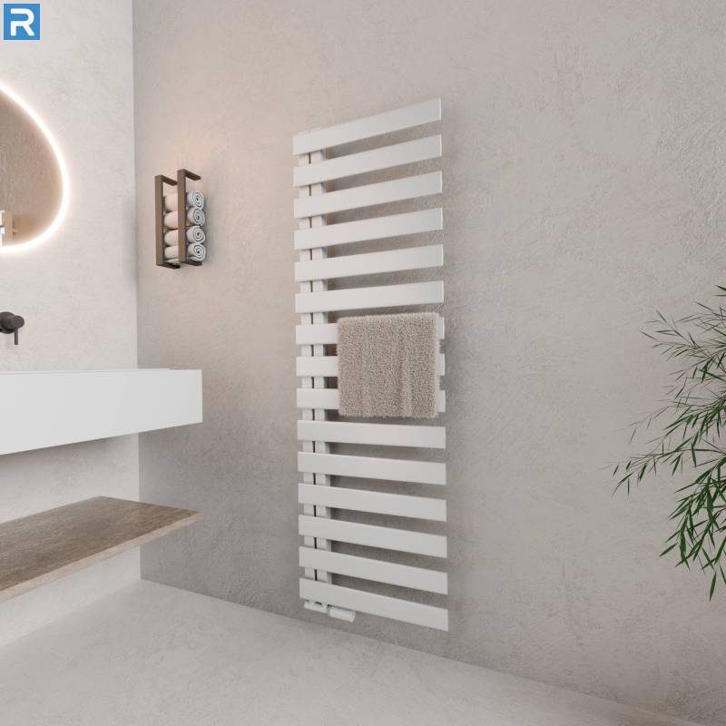 ROTHLER Premium Handtuchheizkörper Badheizkörper Weiß 50 x 160 cm mit Multiblock