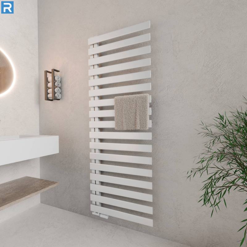 ROTHLER Premium Handtuchheizkörper Badheizkörper Weiß 60 x 183 cm mit Multiblock