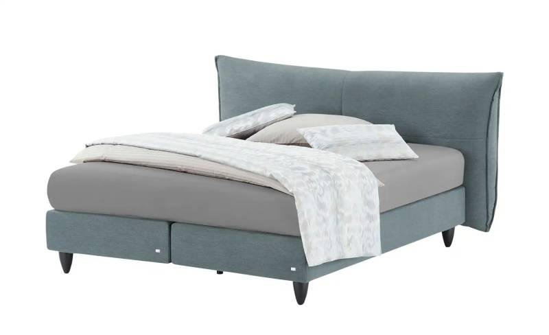 RUF Boxspringbett  Senta K ¦ blau ¦ Maße (cm): B: 242 H: 119 Betten > Boxspringbetten > Boxspringbetten 200x200 - Höffner