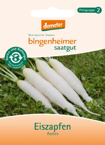 Bingenheimer Saatgut - Radieschen Radies Eiszapfen - Gemüse Saatgut / Samen von Bingenheimer Saatgut