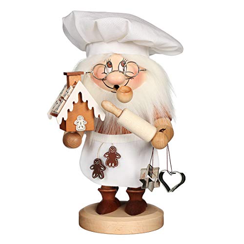 Räuchermann Wichtel Zuckerbäcker 28cm - Christian Ulbricht 010758, Herstellung 2010 von Christian Ulbricht