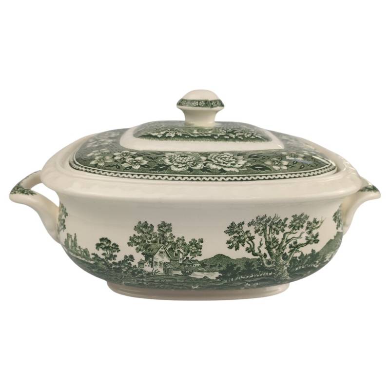 Ragoutterrine Servierschüssel 1,8 L Villeroy & Boch Rusticana Grün gebraucht - gut I. Wahl