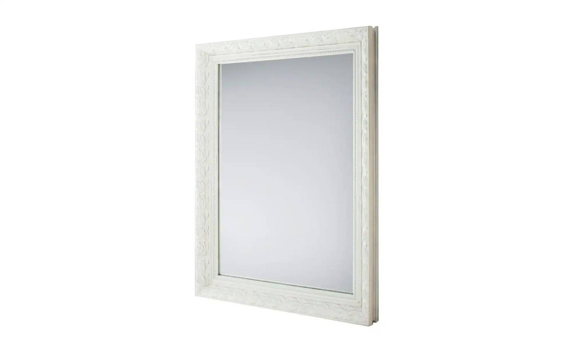 Spiegel 55 x 70 cm  ¦ weiß ¦ Massivholz,Holz ¦ Maße (cm): B: 3,5 H: 70 Badaccessoires - Möbel Kraft