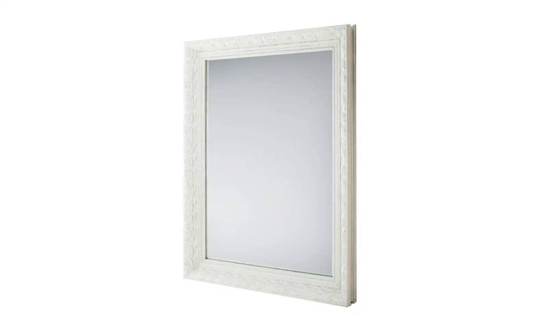 Spiegel 55 x 70 cm  ¦ weiß ¦ Massivholz,Holz ¦ Maße (cm): B: 3,5 H: 70 Badaccessoires - Möbel Kraft