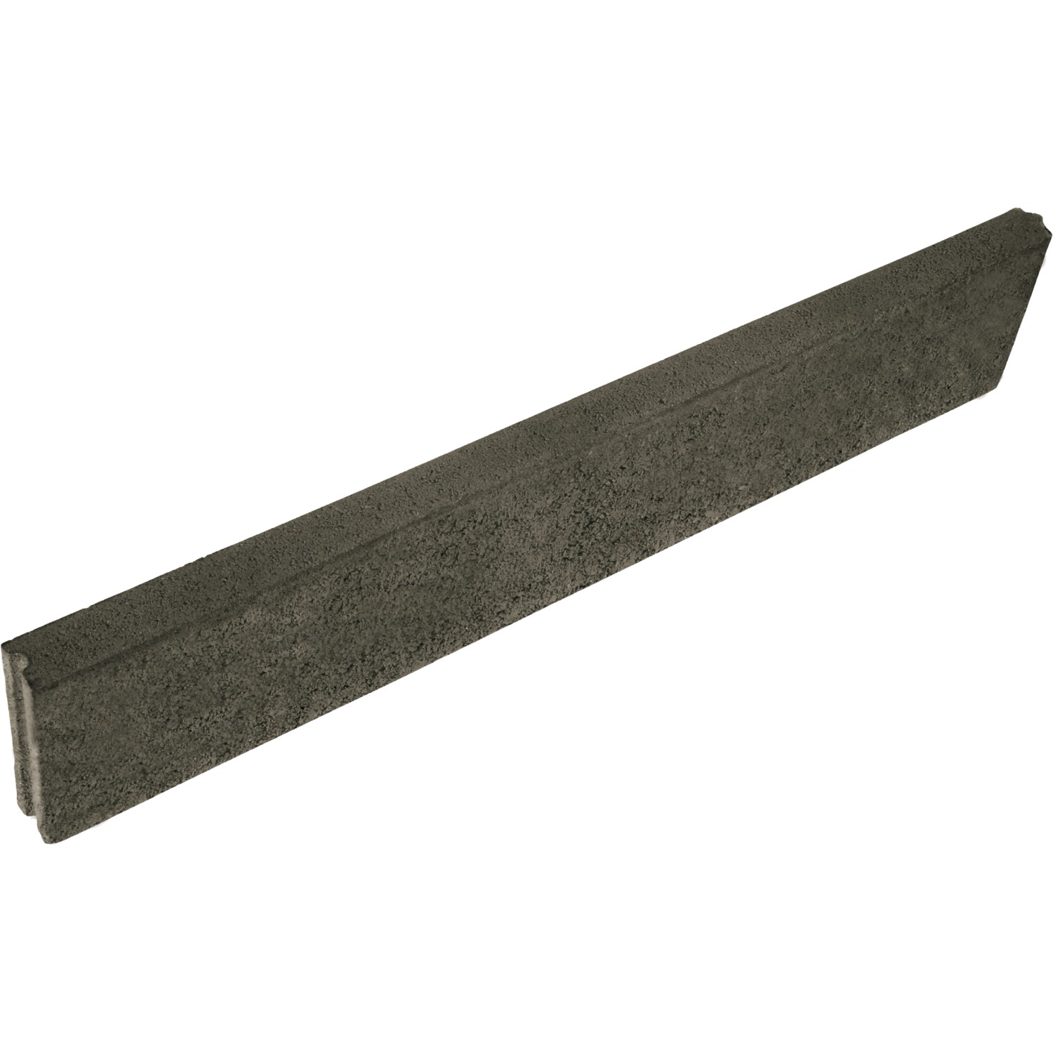 EHL Rasenkantenstein Beton Anthrazit abgerundet 100 cm x 25 cm x 5 cm von -