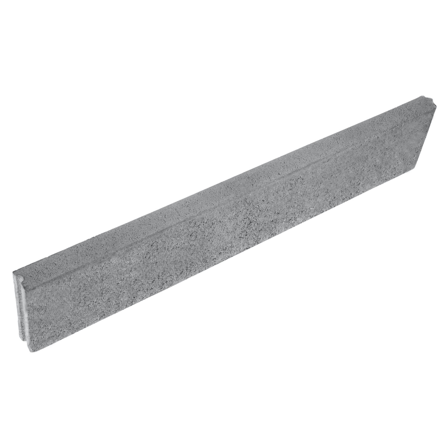 EHL Rasenkantenstein Beton Grau abgerundet 100 cm x 25 cm x 5 cm von -