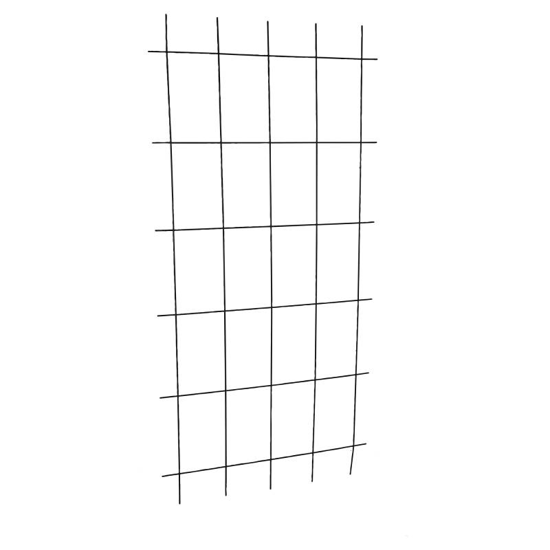 Rankspalier 5-strebig Stahl beschichtet grün 150 x 75 cm