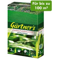 Rasen-Dünger mit Unkraut-Vernichter