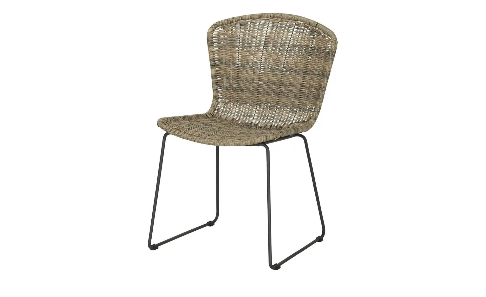 Rattanstuhl  Jonna ¦ braun ¦ Maße (cm): B: 53 H: 83 T: 60.0 Garten > Gartenmöbel > Gartenstühle - Möbel Kraft