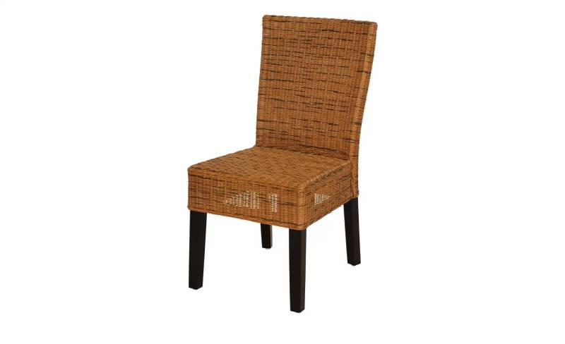 Rattanstuhl  Lambert ¦ holzfarben ¦ Maße (cm): B: 46 H: 94 T: 58.0 Stühle > Rattanstühle - Höffner