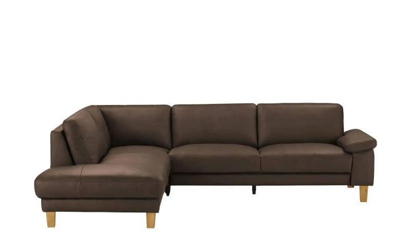 Ravensberger Werkstätten Ecksofa Leder RW-Select ¦ braun ¦ Maße (cm): B: 274 H: 77 T: 220.0 Polstermöbel > Sofas > Ecksofas - Höffner