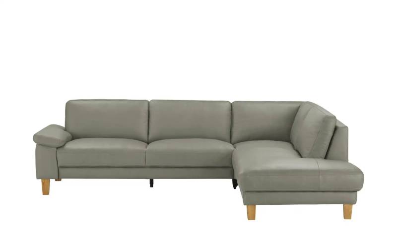 Ravensberger Werkstätten Ecksofa Leder RW-Select ¦ grau ¦ Maße (cm): B: 274 H: 77 T: 220.0 Polstermöbel > Sofas > Ecksofas - Höffner