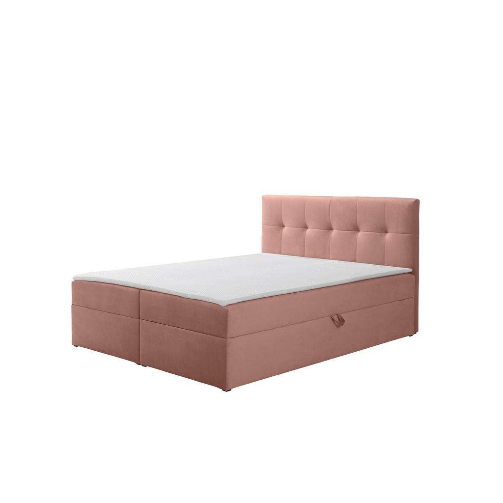 Ravio Boxbett, Rosa, Textil, H3, Rechteckig, 160x200 cm, Schlafzimmer, Betten, Boxspringbetten Ravio Boxbett, Rosa, Textil, H3, Rechteckig, 160x200 cm, Schlafzimmer, Betten, Boxspringbetten von Ravio