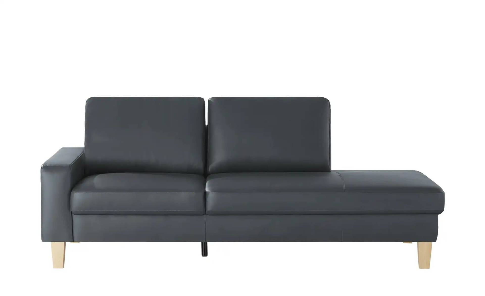 Recamiere aus Leder Bena ¦ blau ¦ Maße (cm): B: 213 H: 86 T: 97 Polstermöbel > Sofas > Einzelsofas - Möbel Kraft