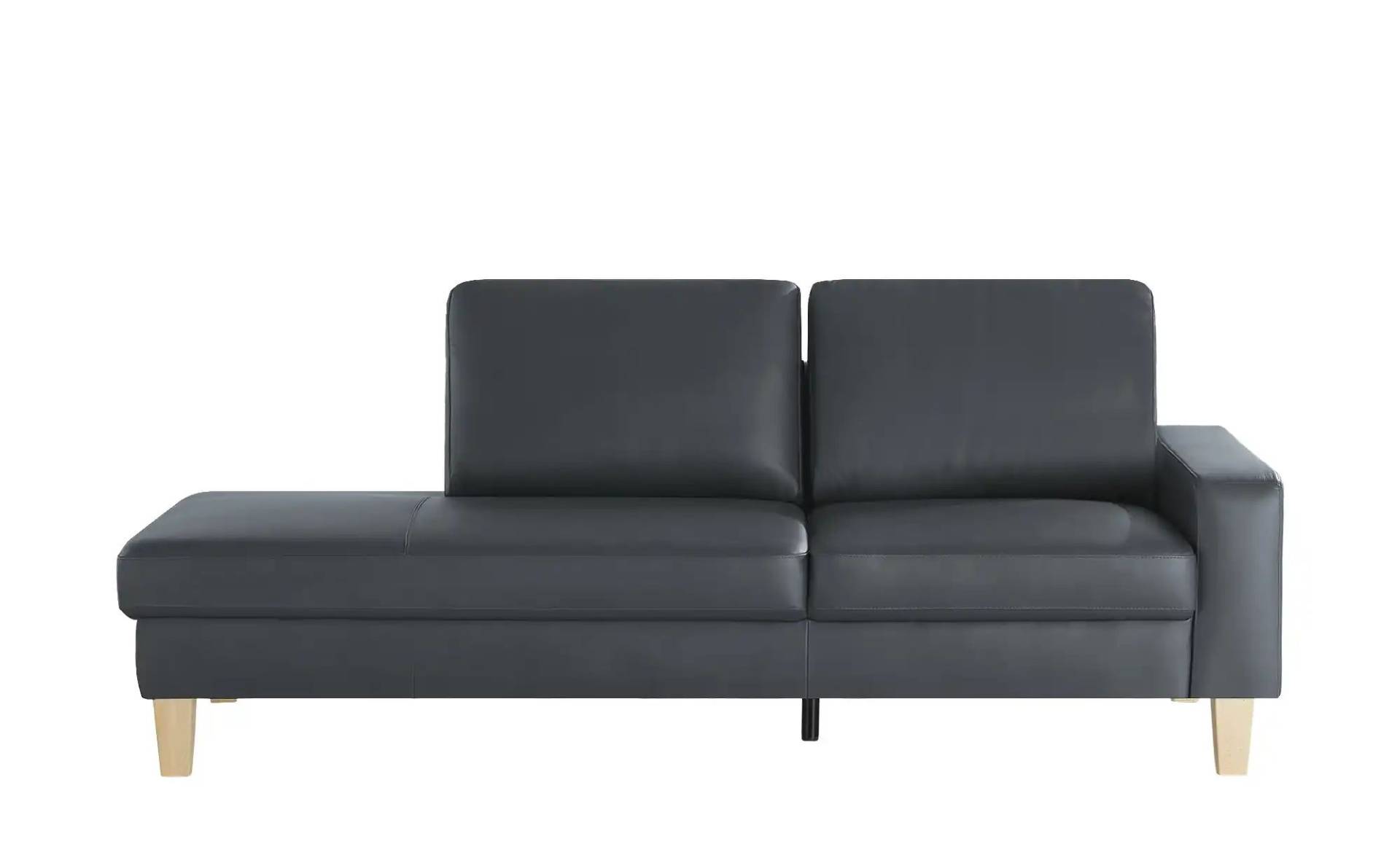 Recamiere aus Leder Bena ¦ blau ¦ Maße (cm): B: 213 H: 86 T: 97 Polstermöbel > Sofas > Einzelsofas - Höffner