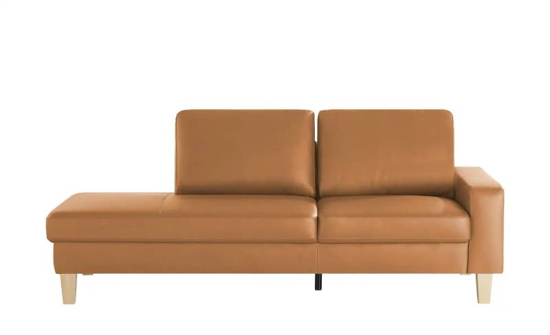 Recamiere aus Leder Bena ¦ braun ¦ Maße (cm): B: 213 H: 86 T: 97 Polstermöbel > Sofas > Einzelsofas - Möbel Kraft