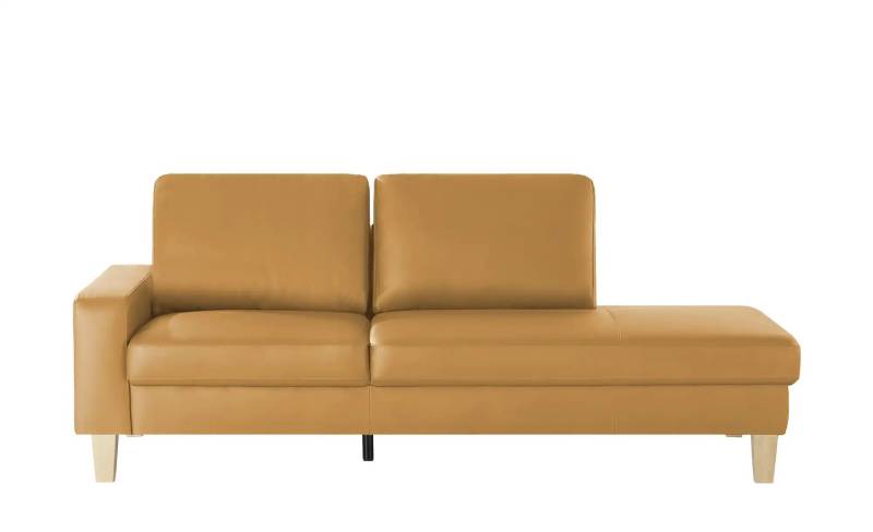 Recamiere aus Leder Bena ¦ gelb ¦ Maße (cm): B: 213 H: 86 T: 97.0 Polstermöbel > Sofas > Einzelsofas - Höffner