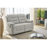 Recliner 2-Sitzer SYLT inkl. Liegefunktion Chenille Grau
