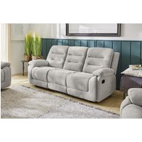 Recliner 3-Sitzer SYLT inkl. Liegefunktion Chenille Grau