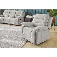 Recliner TV-Sessel SYLT inkl. Liegefunktion Chenille Grau