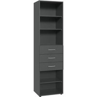 Regal 30 cm breit inkl. 3 Schubladen MULTIRAUMKONZEPT von Wimex / Graphit
