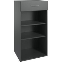 Regal 45 cm breit inkl. Schubkasten MULTIRAUMKONZEPT von Wimex / Graphit