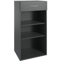 Regal 80 cm breit inkl. Schubkasten MULTIRAUMKONZEPT von Wimex / Graphit
