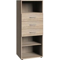 Regal Breite ca. 40 cm inkl. 3 Schubladen MULTIRAUMKONZEPT von Wimex / Eiche Sägerau NB