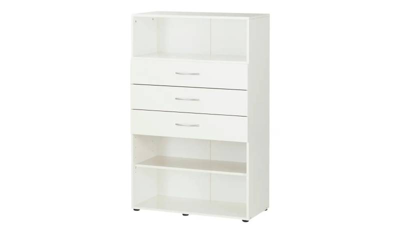 Regal   ¦ weiß ¦ Maße (cm): B: 80 H: 126 T: 40.0 Regale > Standregale - Möbel Kraft