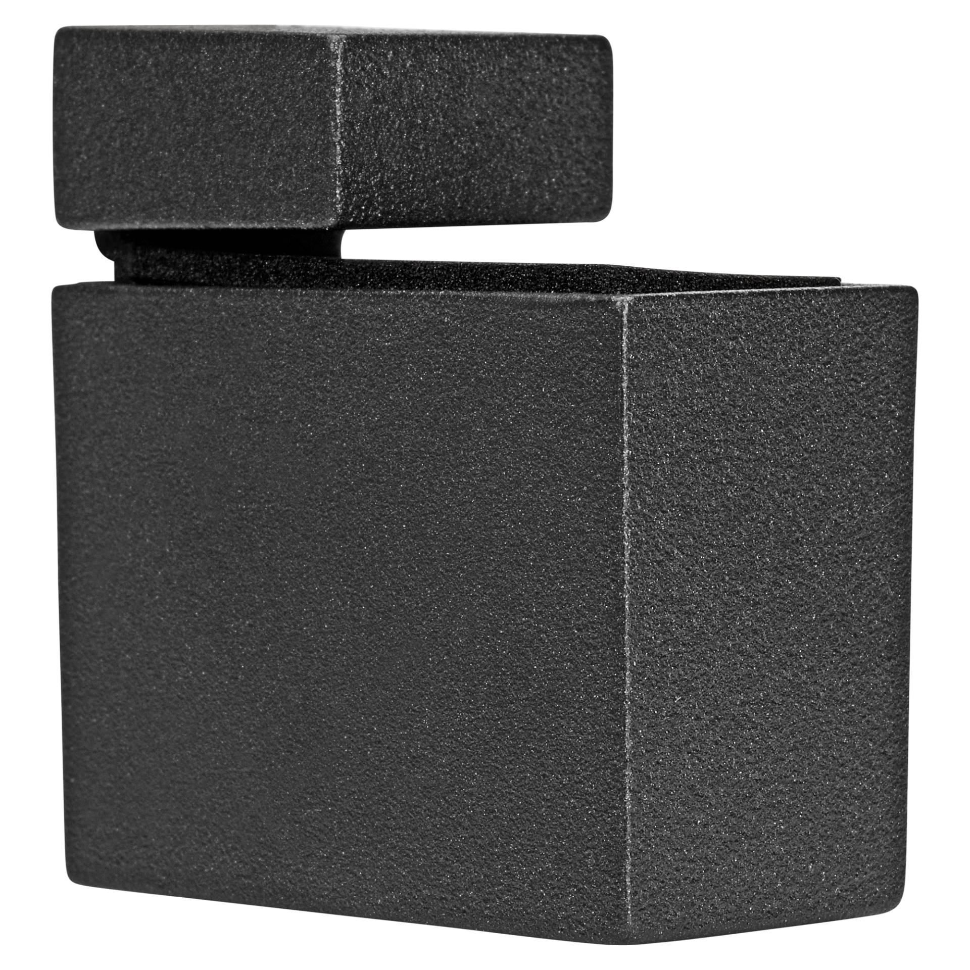Regalhalter 'Cuadro' 6 - 25 mm 2 Stück schwarz