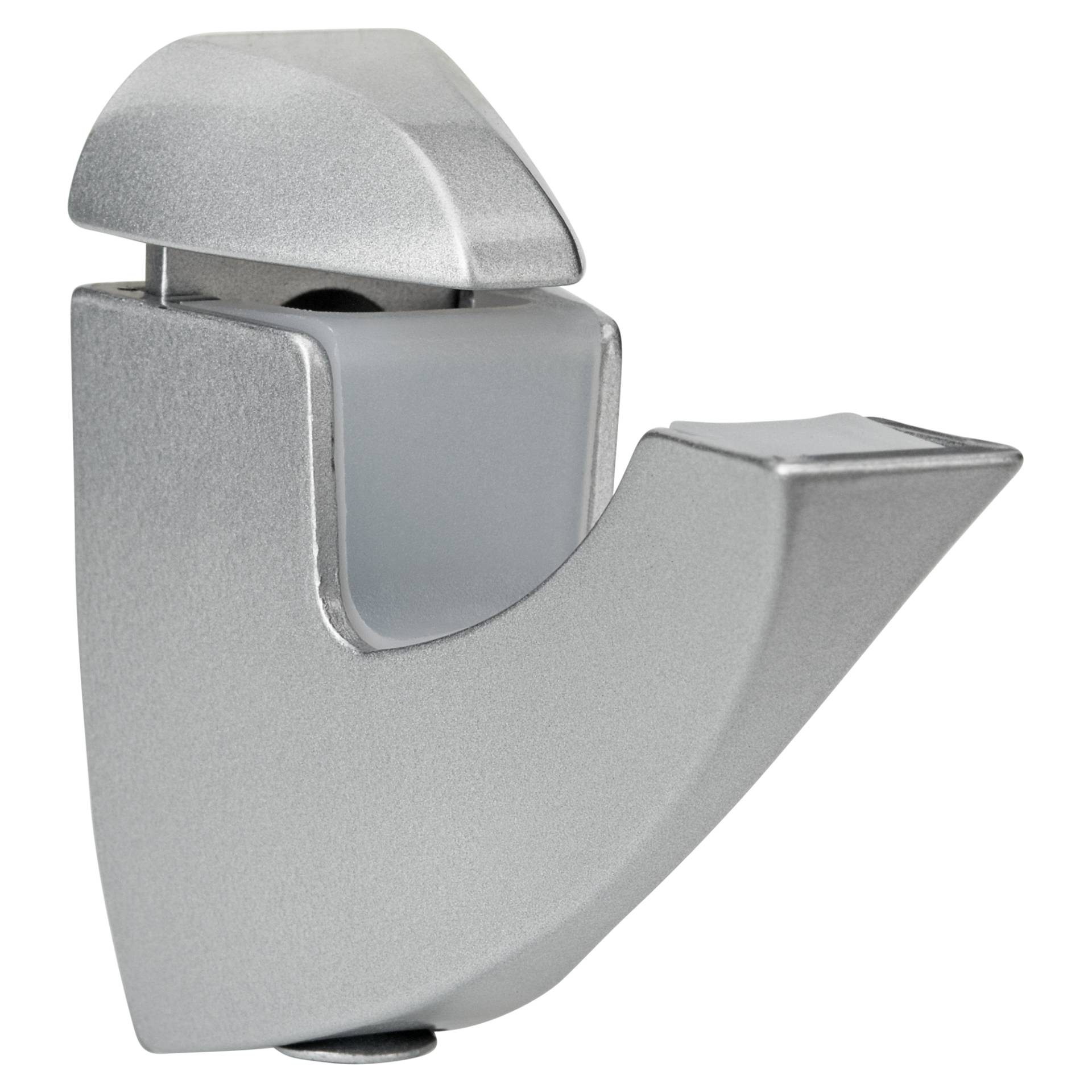 Regalhalter 'Scoop' silbern 2 Stück