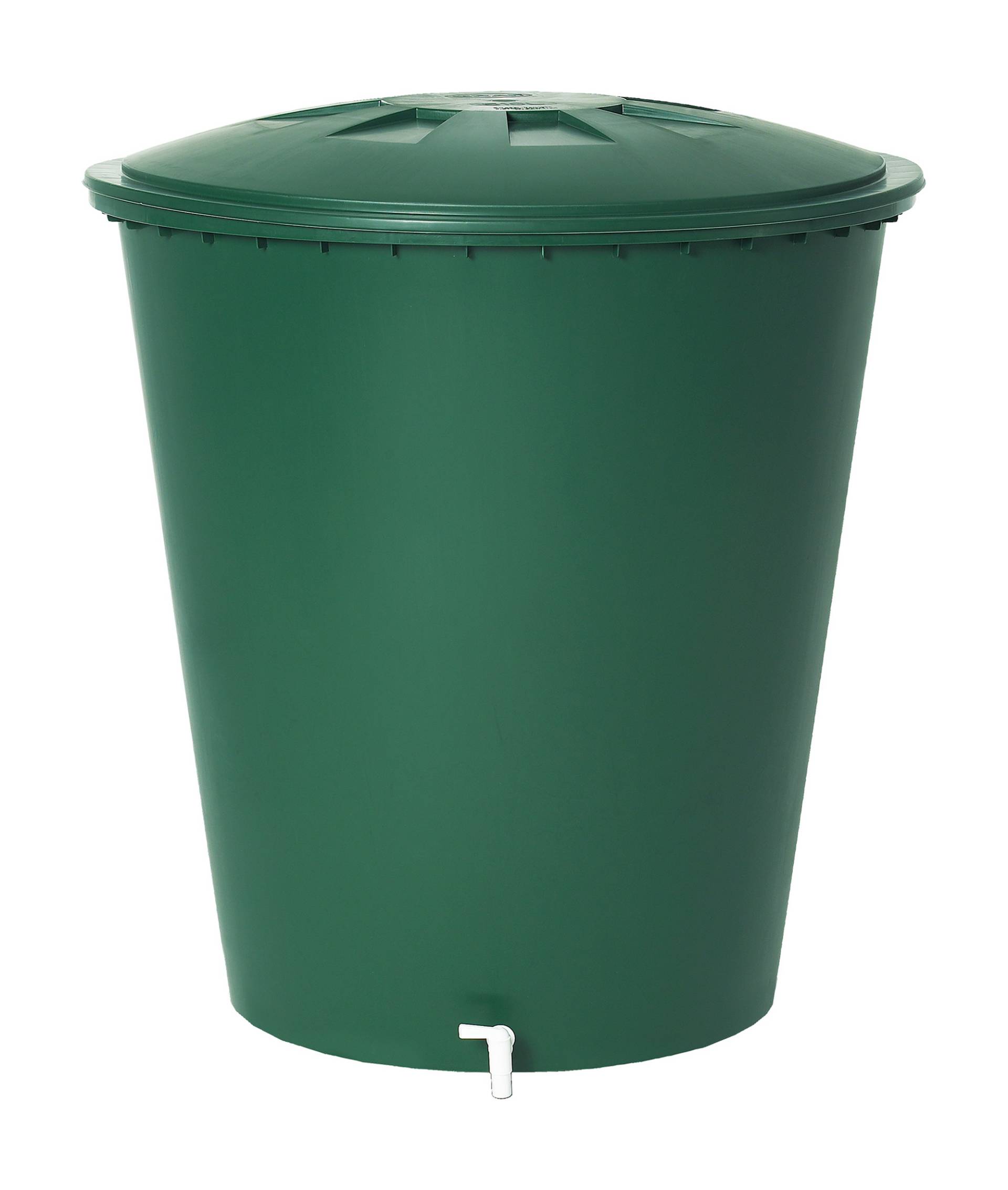 GARANTIA Regentonne 'Basic-Line' tannengrün 510 l mit Deckel und Hahn von Garantia